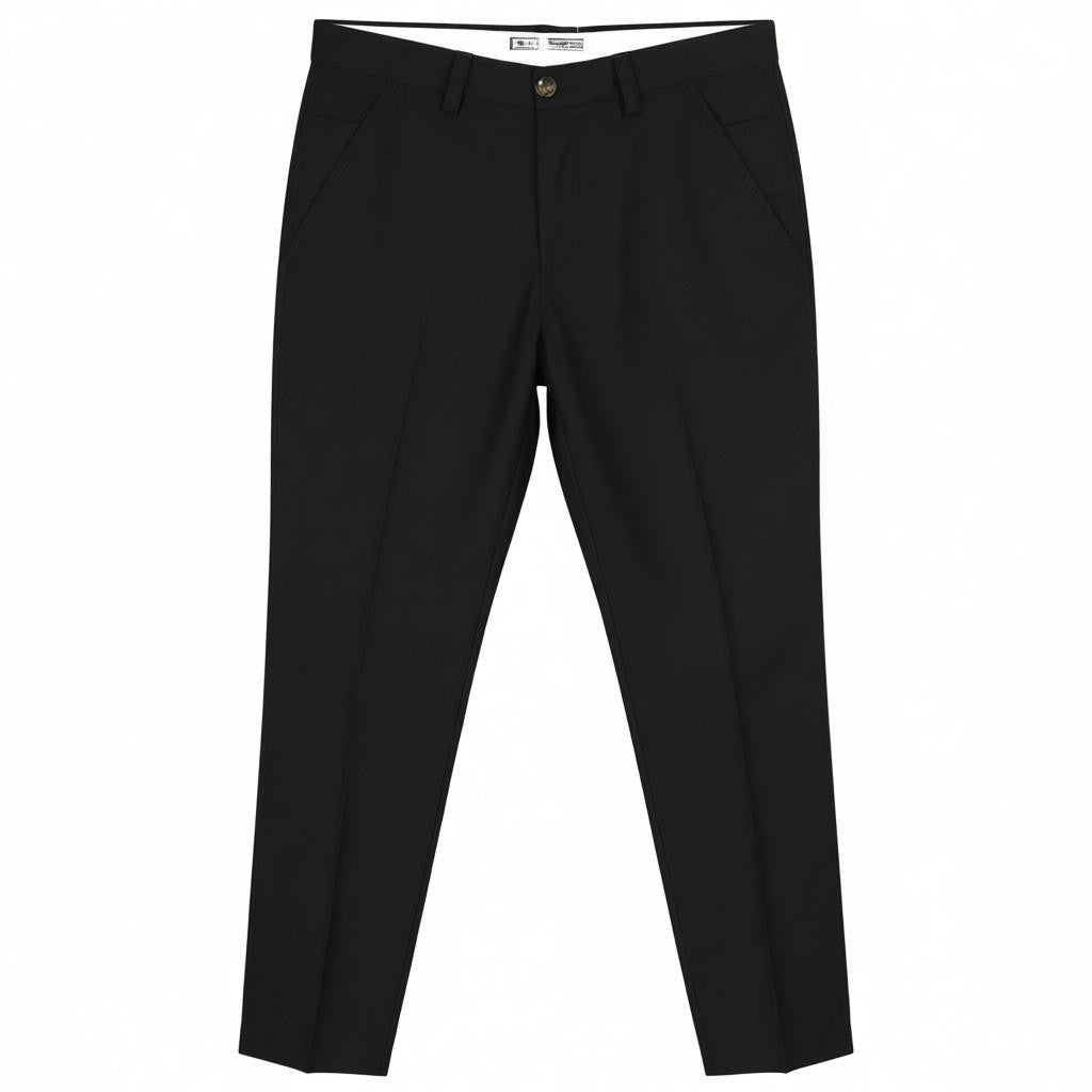 PT TORINO The Worker Men's W32 Wool Fleece Blend Tapered Fit Buttoned Trousers