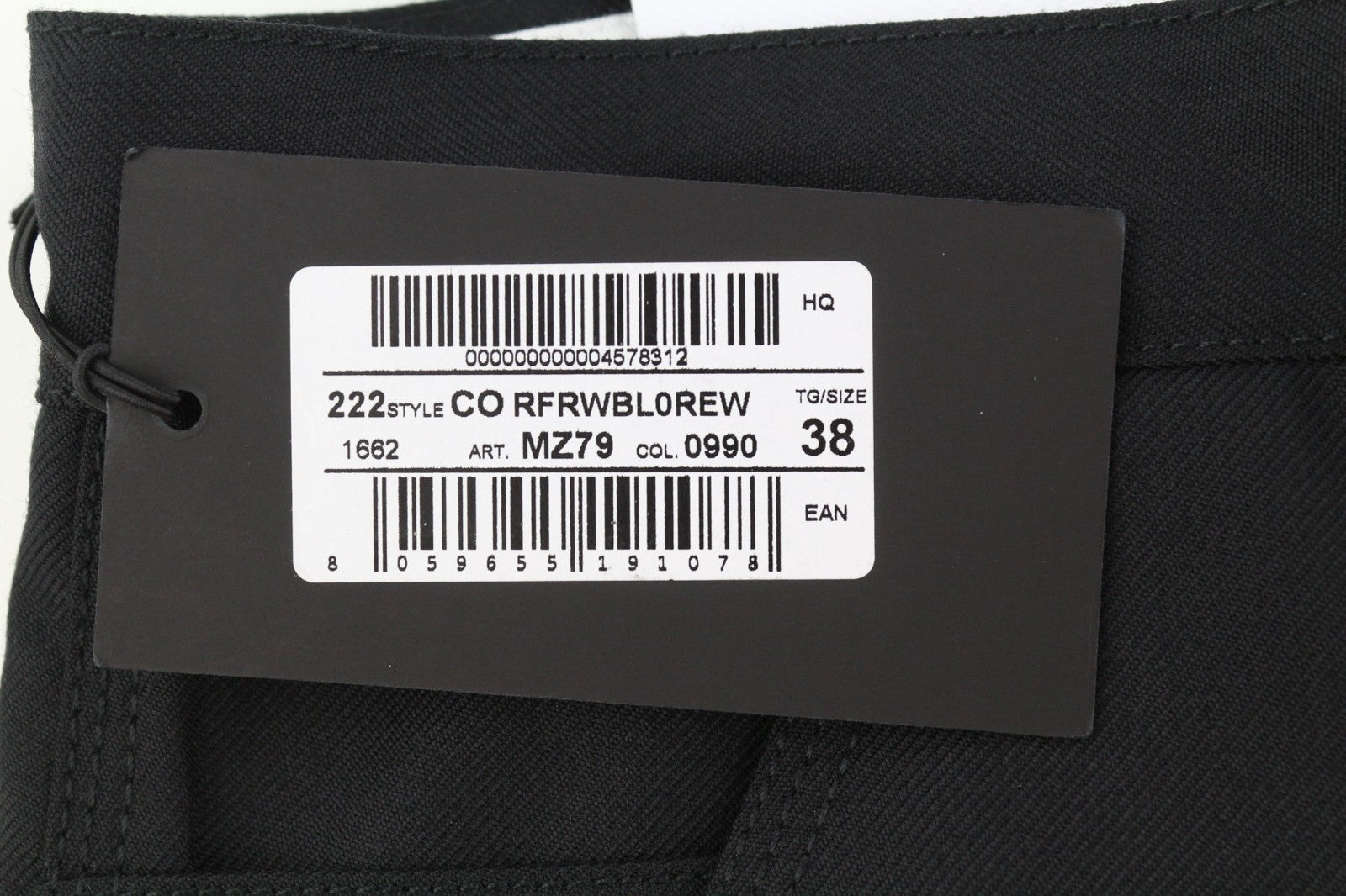 PT TORINO The Worker Men's W38 Wool Fleece Blend Tapered Fit Buttoned Pants