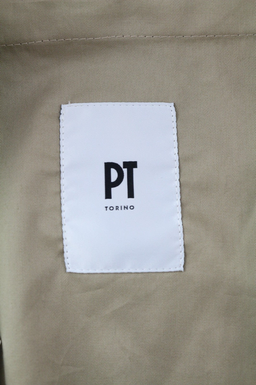 PT TORINO Edge Men's 50 W32 Blue Wool Fleece Blend Pleated Tapered Trousers