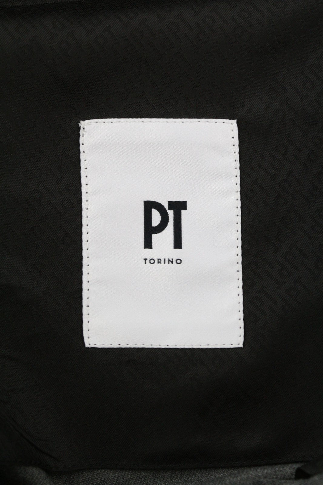 PT TORINO Lamda Men's 54 W37 Wool Fleece Blend Zipper Tapered Fit Trousers