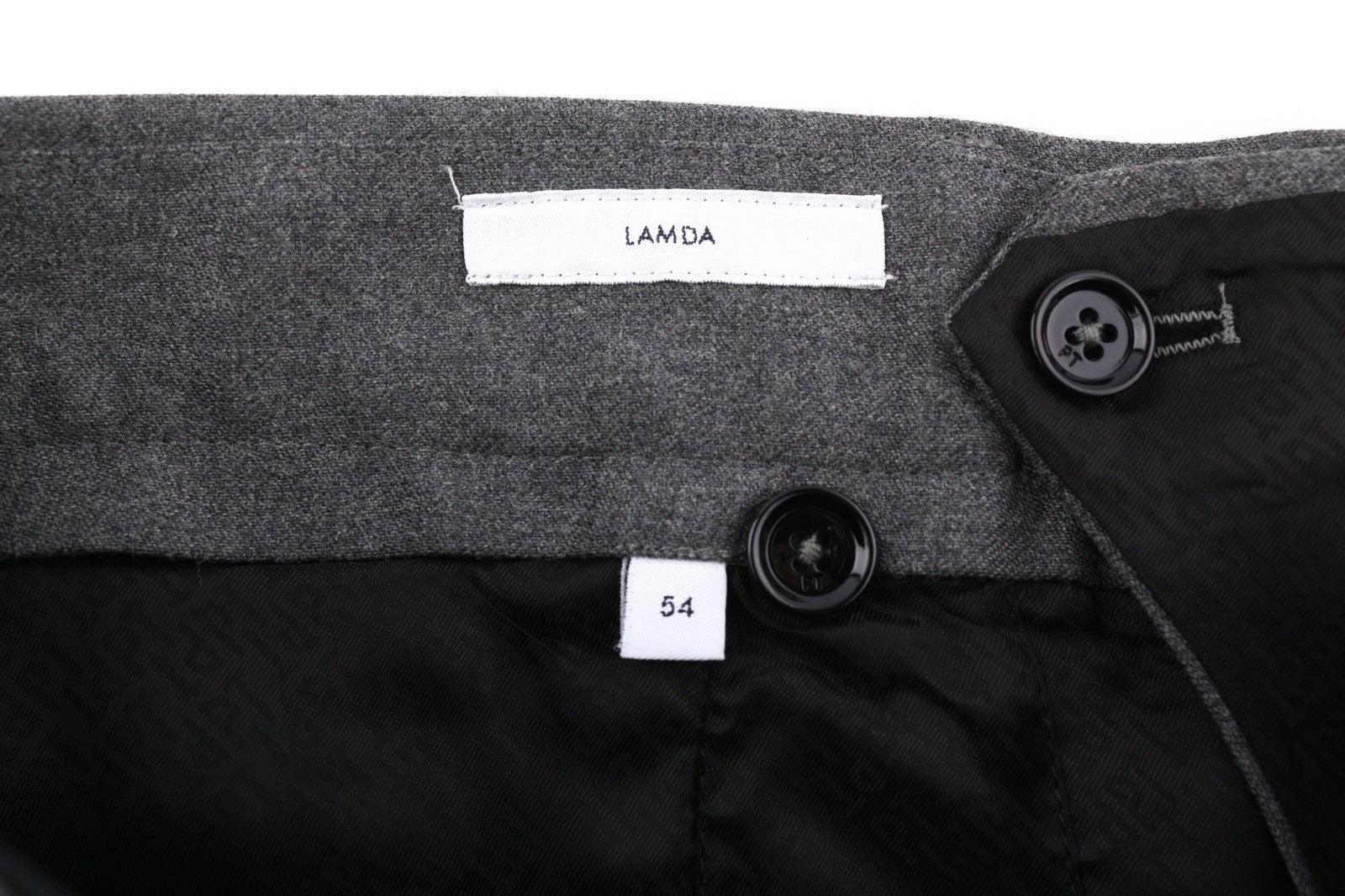 PT TORINO Lamda Men's 54 W37 Wool Fleece Blend Zipper Tapered Fit Trousers