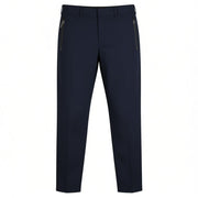 PT TORINO Lamda Men's 50 W33 Dark Blue Zipper Pocket Tapered Fit Trousers