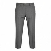 PT TORINO Skinny Fit Men's 60 W42 Grey Wool Fleece Blend Zipper Logo Trousers