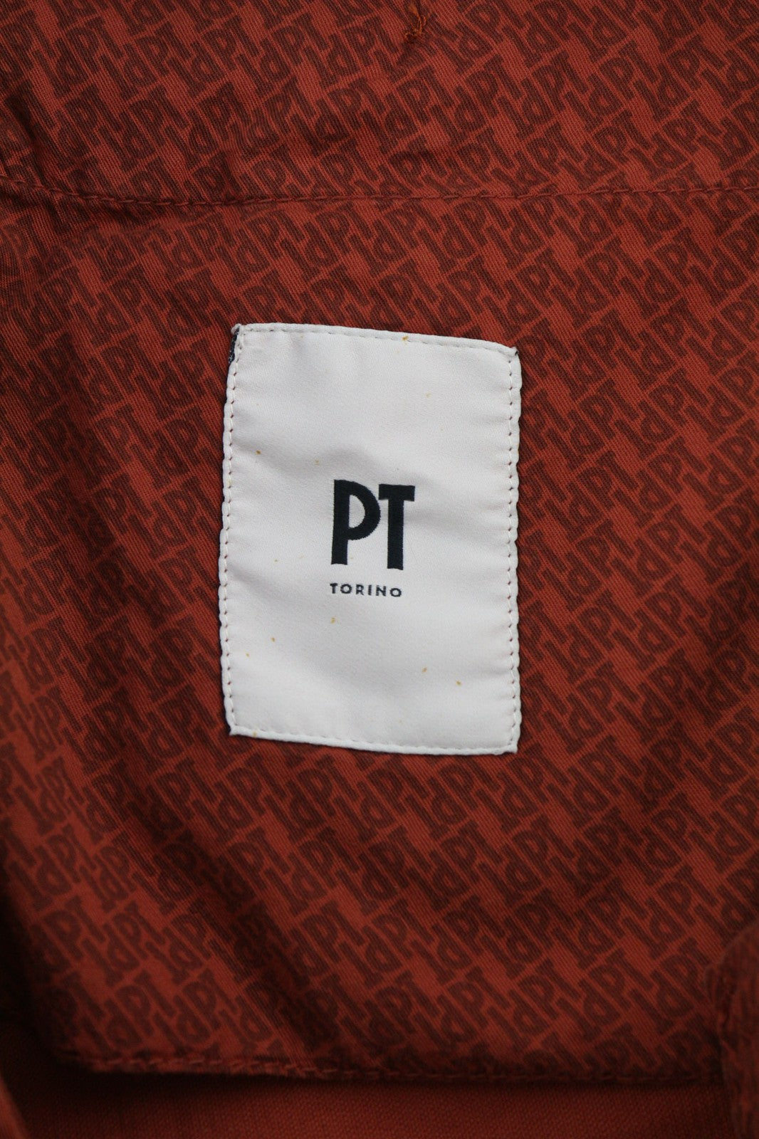 PT TORINO Skinny Fit Men's 50 W33 Red Corduroy Zip Fly Casual Chino Trousers