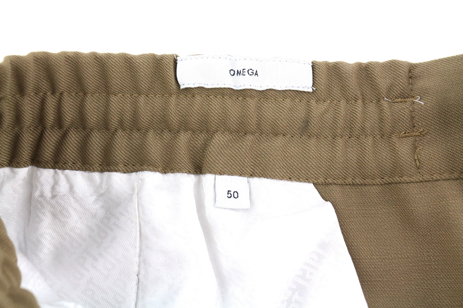 PT TORINO Omega Men's 50 W32 Brown Wool Blend Drawstring Slim Fit Trousers