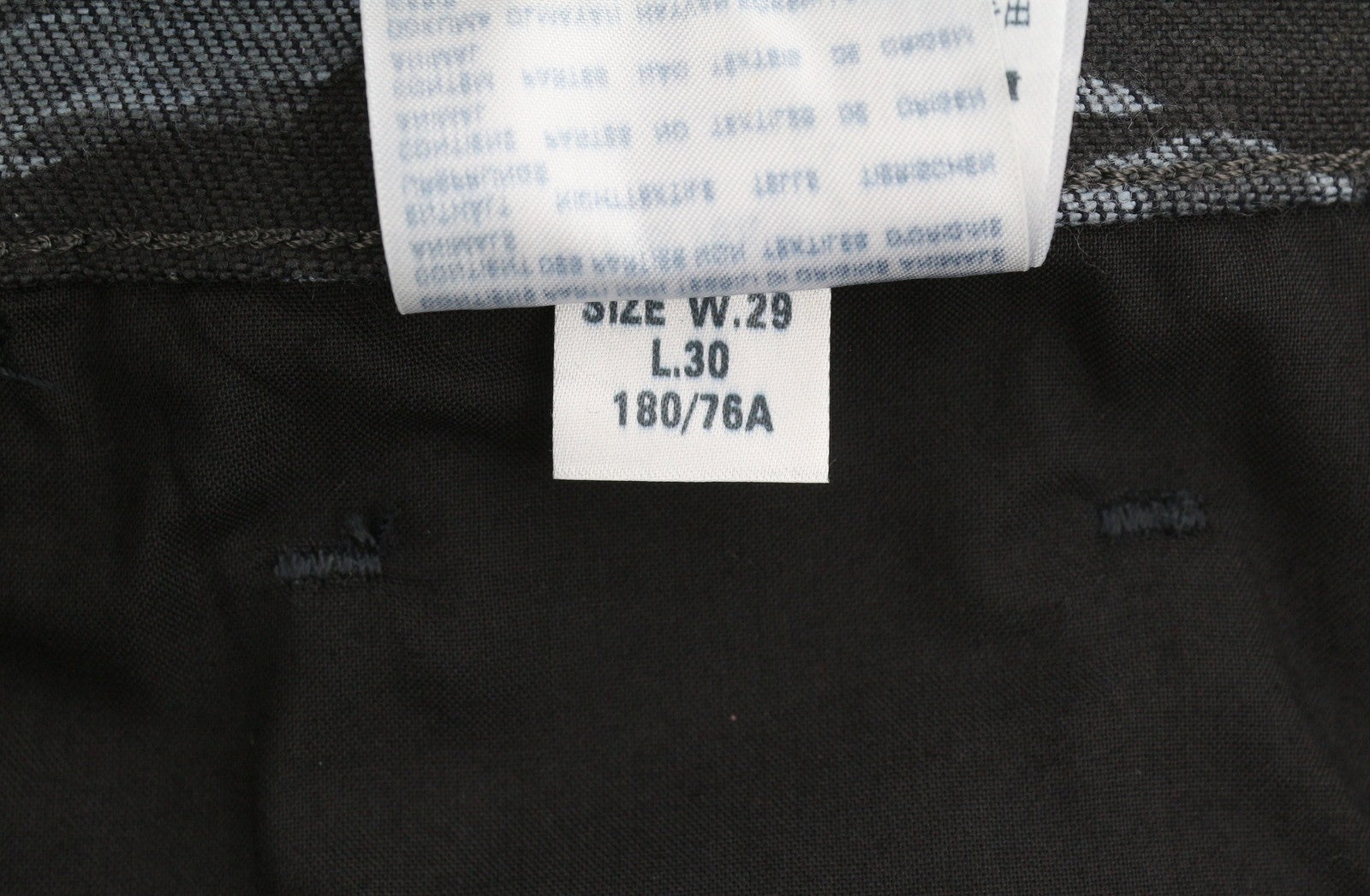 DIESEL D-Amny-SP1 0091R Men Jeans W29/L30 Skinny Stretch Zip Patterned Denim