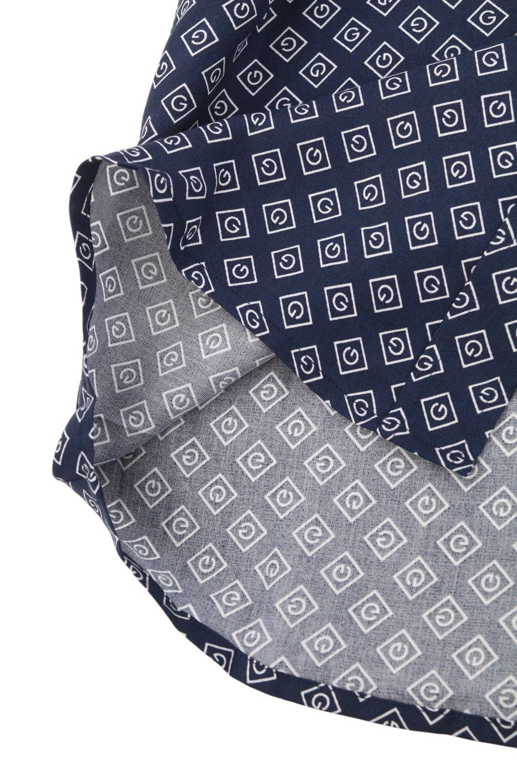 GANT Icon Weave Shirt Women Dress EU34 Marine Spread Button Belted Long Sleeve