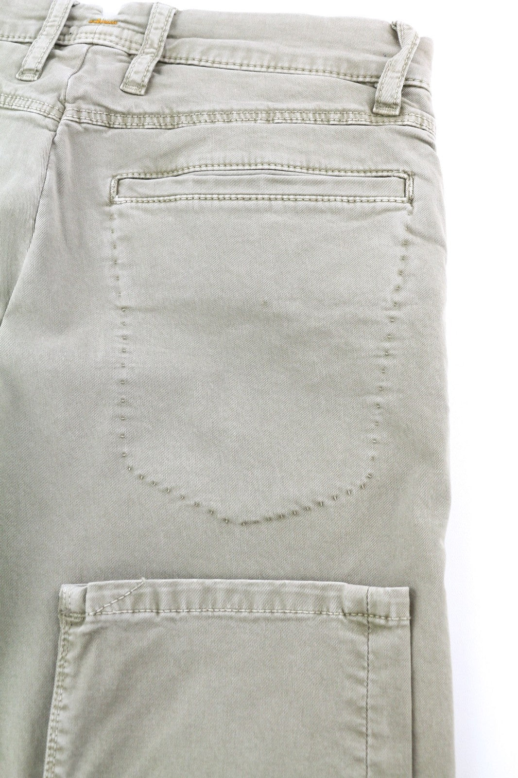 NUDIE JEANS Khaki Tight Women's W27/L32 Organic Dusty Skinny Zipper Light Jeans