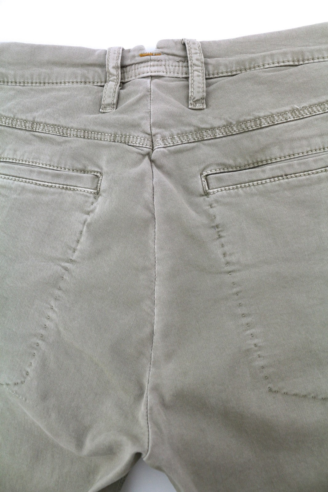 NUDIE JEANS Khaki Tight Men's W30/L32 Organic Dusty Skinny Zipper Light Jeans