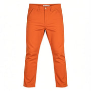 NUDIE JEANS Khaki Slim Men's W31/L32 Organic Warm Orange Zip Casual Chino Pants