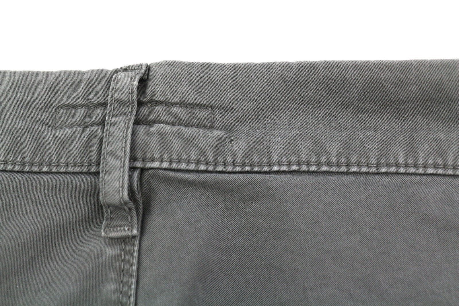 NUDIE JEANS Khaki Slim Men's W29/L32 Shadow Wash Organic Zipper Chino Trousers