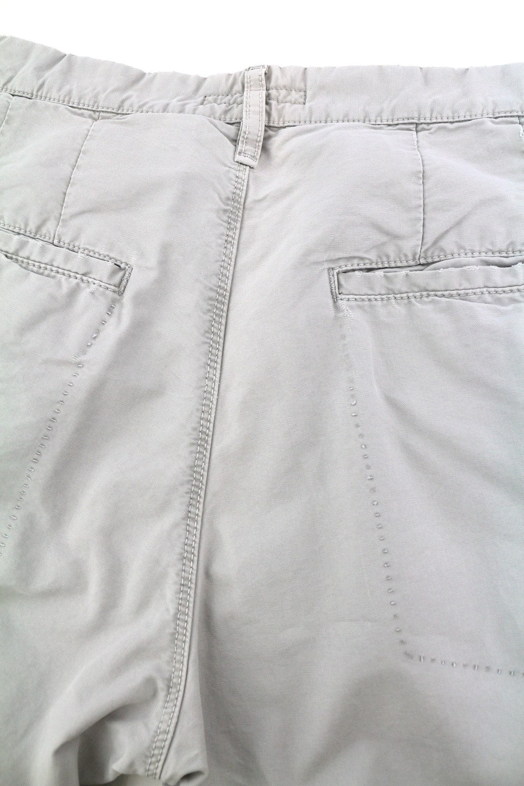 NUDIE JEANS Khaki Regular Men's W32/L34 Organic Cotton Moon Dust Chino Trousers