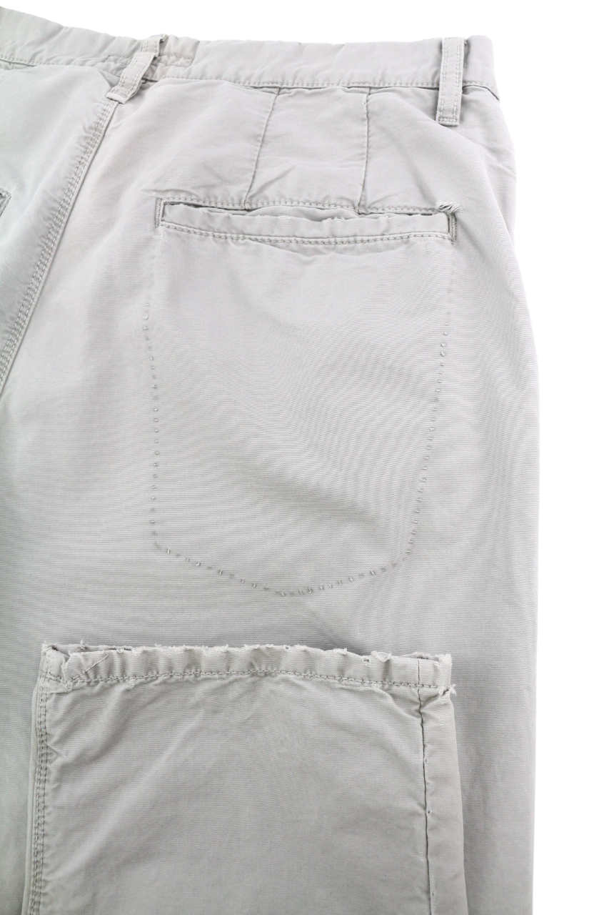 NUDIE JEANS Khaki Regular Men's W32/L34 Organic Cotton Moon Dust Chino Trousers