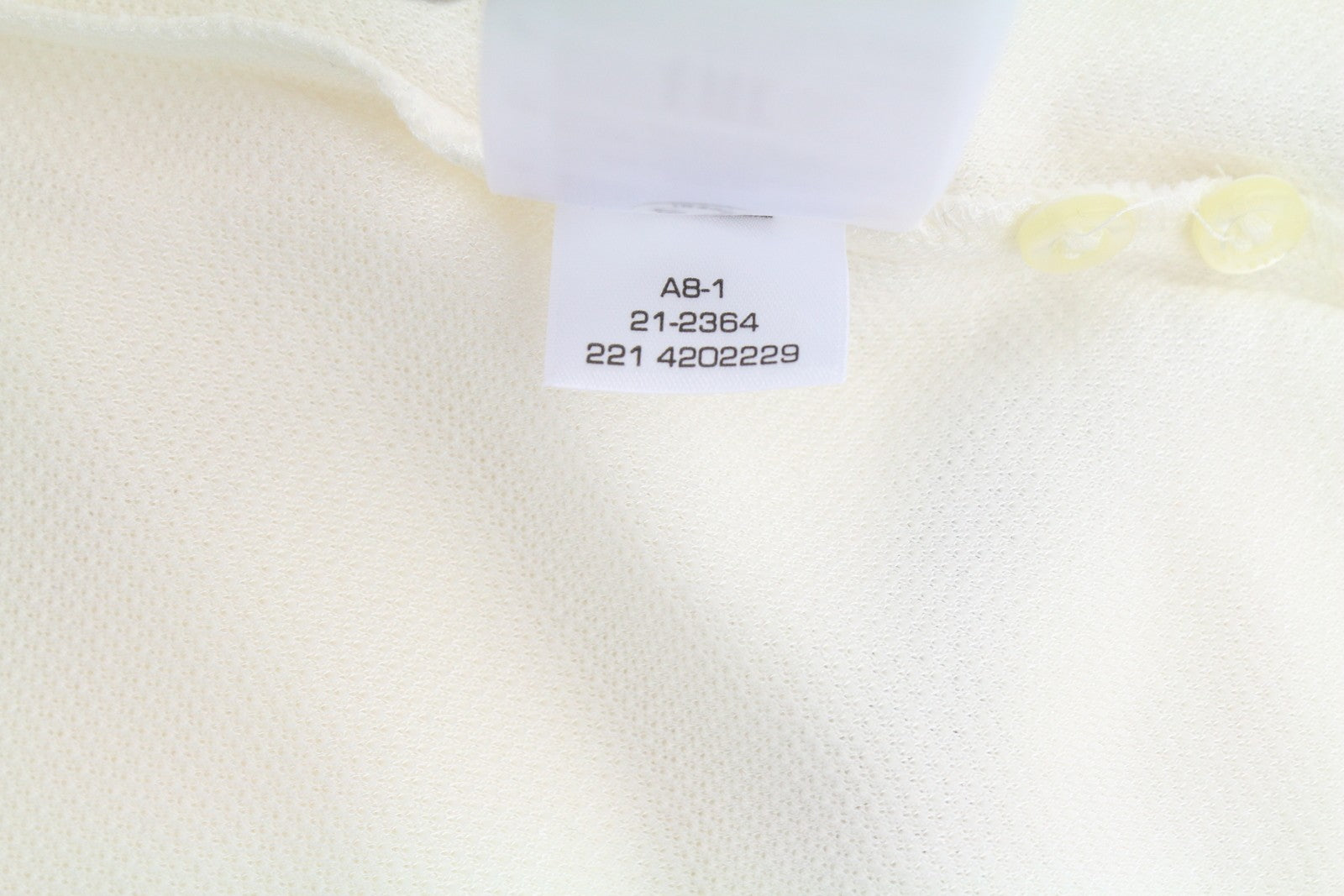 GANT Rope Icon SS Pique Women T-Shirt M Eggshell Textured Polo Short Sleeve