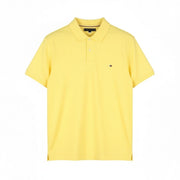 TOMMY HILFIGER Liquid Cotton Reg Men Polos XL Citronelia Regular Short Sleeve