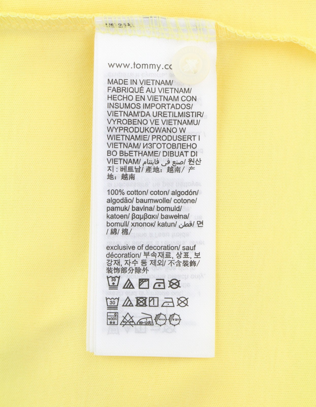 TOMMY HILFIGER Liquid Cotton Reg Men Polos XL Citronelia Regular Short Sleeve