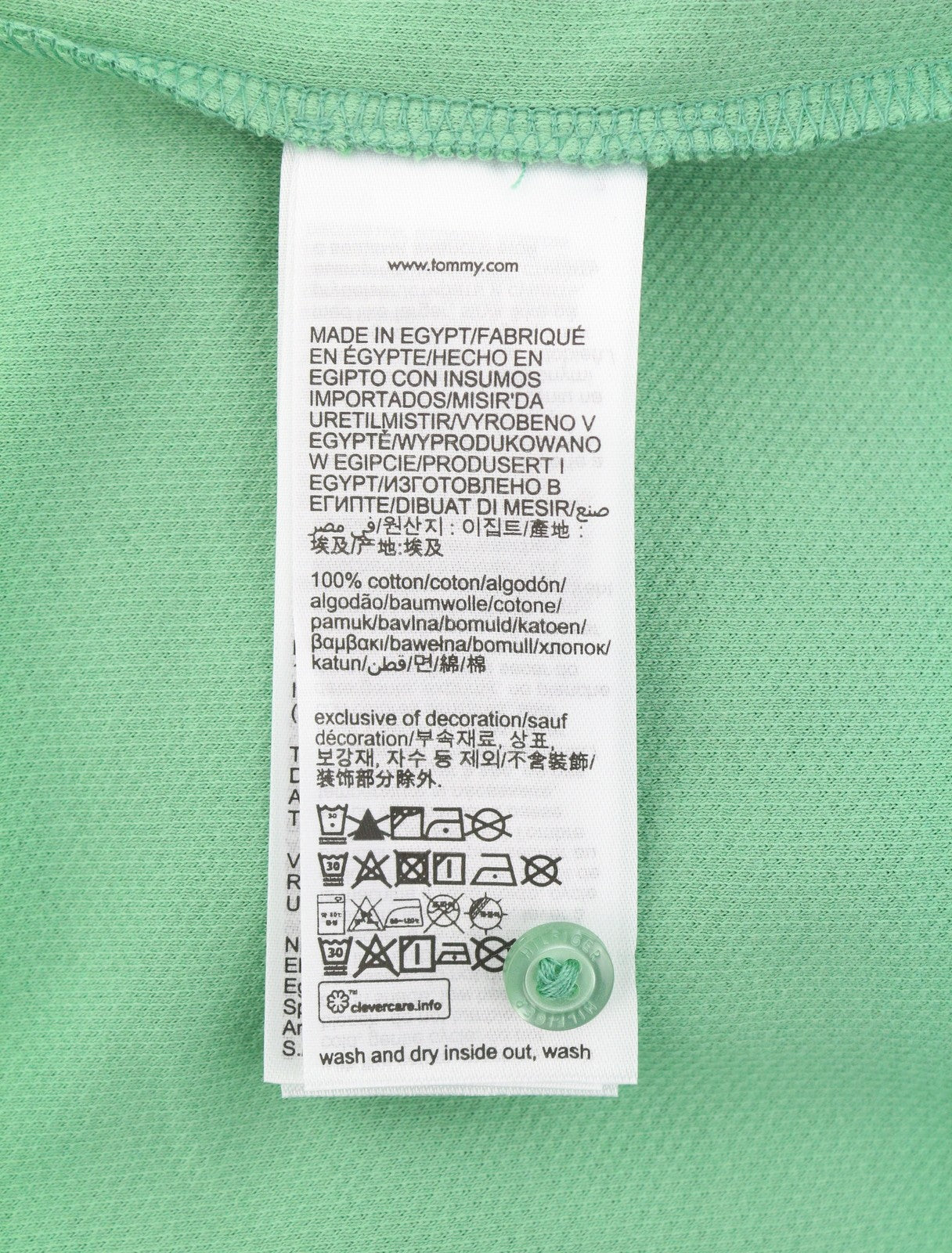 TOMMY HILFIGER Reg Polo Men Polos XL Fort Green Regular Fit Logo Short Sleeve