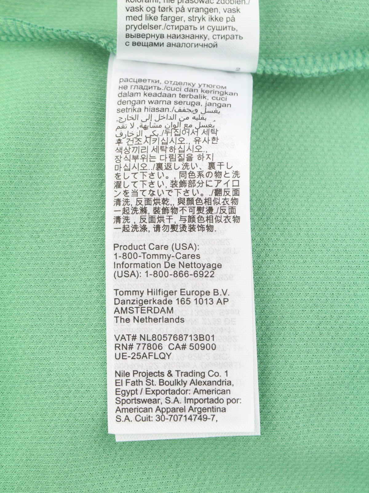 TOMMY HILFIGER Reg Polo Men Polos XL Fort Green Regular Fit Logo Short Sleeve