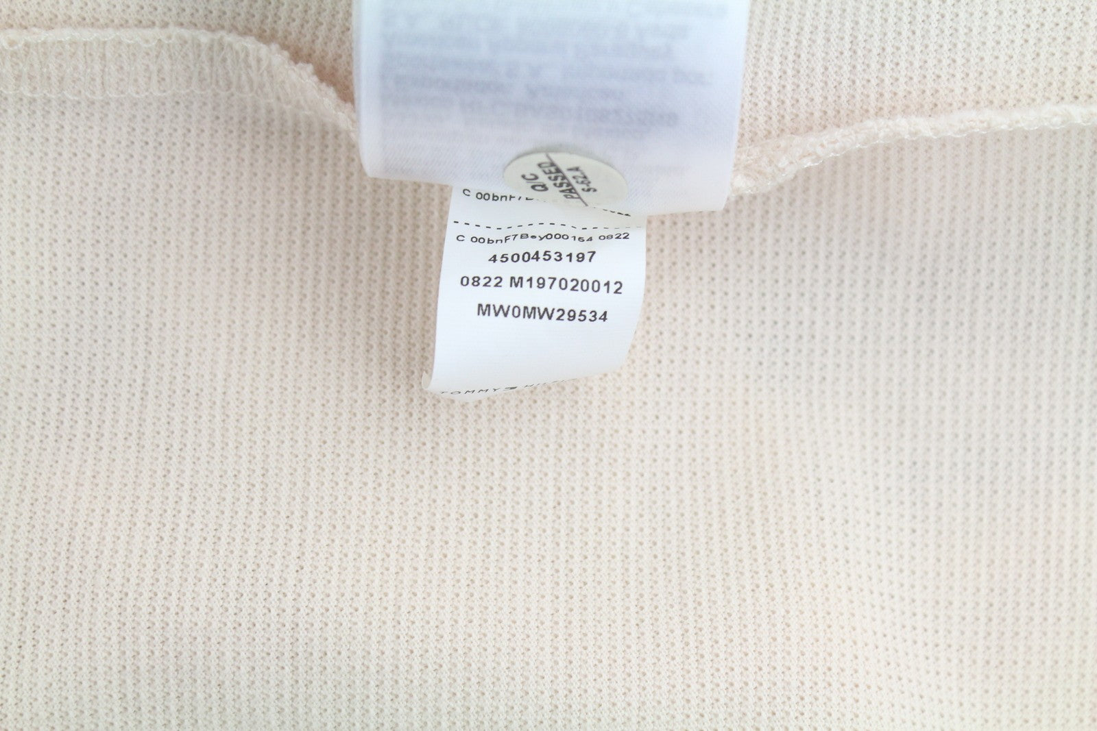 TOMMY HILFIGER Global Stripe Sleeve Men Polos L Feather White Short Sleeve