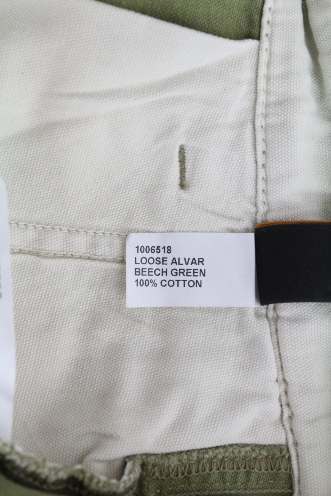 NUDIE JEANS Loose Alvar Women's W26/L32 Beech Green Washed Button Jeans