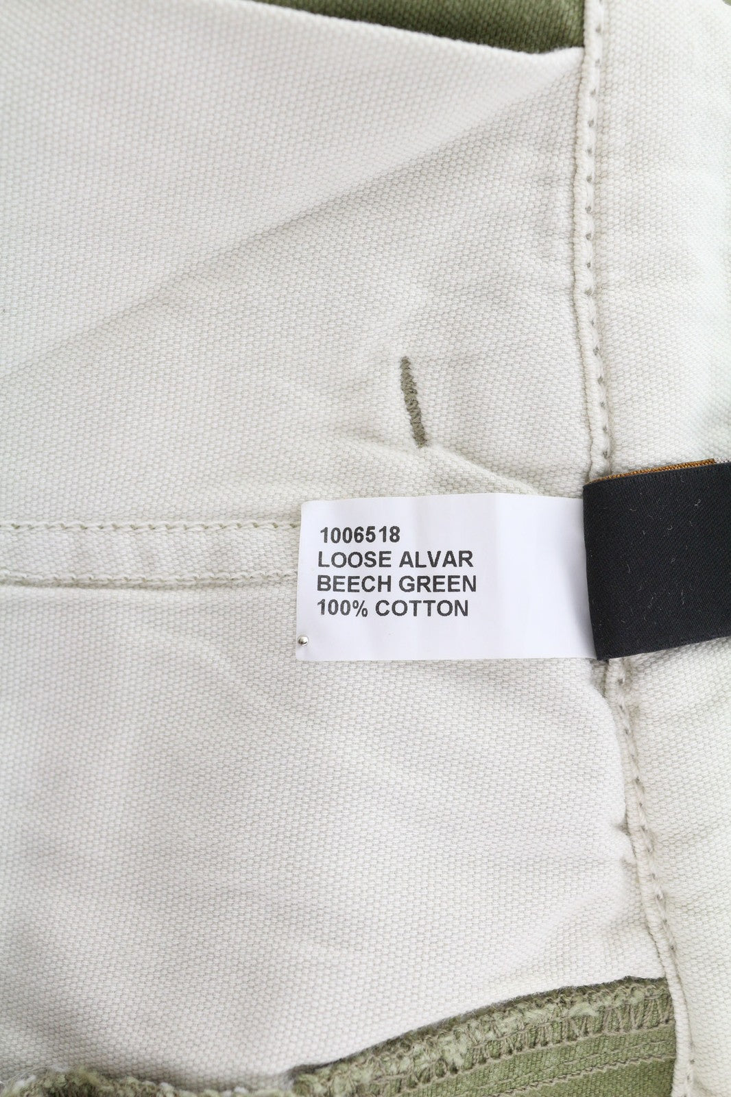 NUDIE JEANS Loose Alvar Men's W28/L32 Beech Green Washed Button Casual Jeans