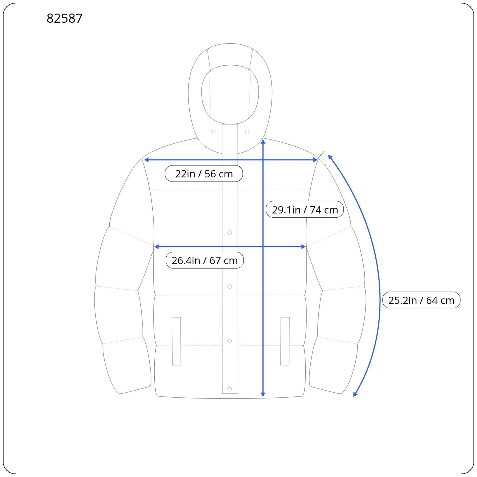 THE NORTH FACE Himalayan Parka Men's XL Dark Insulated Quilted Jacket
