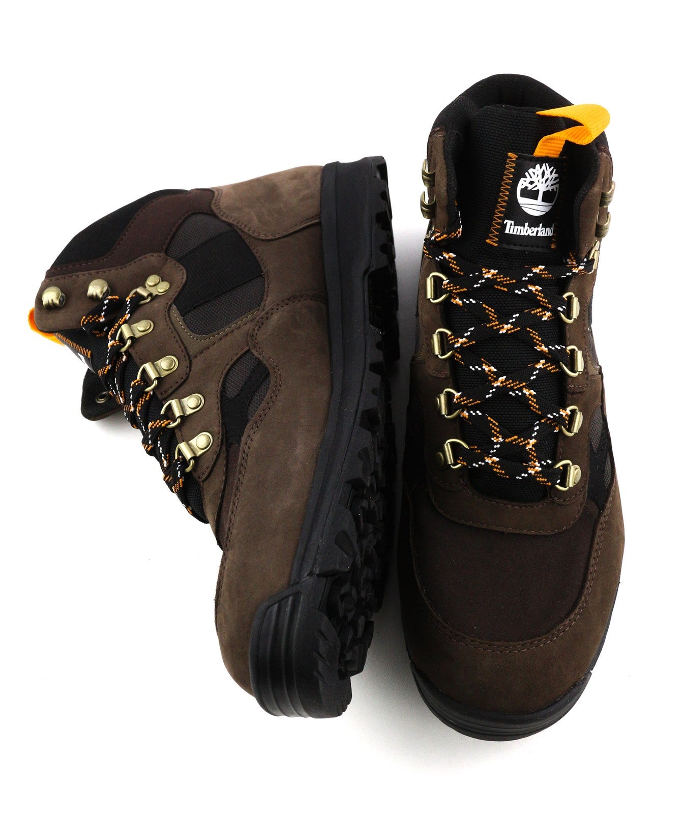 TIMBERLAND A2BYE Men's EU44.5/45.5 Brown Leather Ankle Lace Up ReBOTL Boots