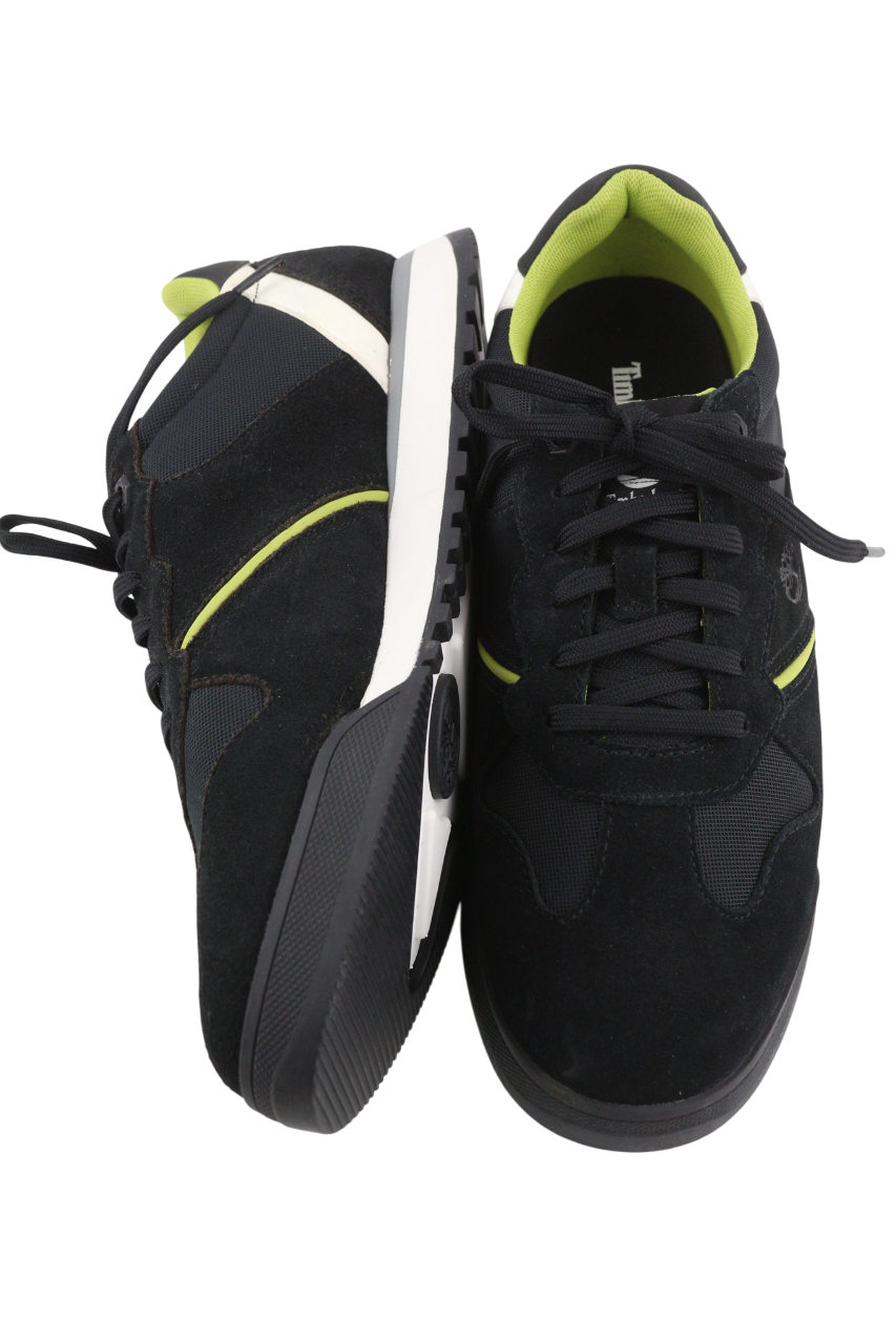 TIMBERLAND A25SB Men's EU43/44 Black Leather Low Top Lace Up ReBOTL Shoes