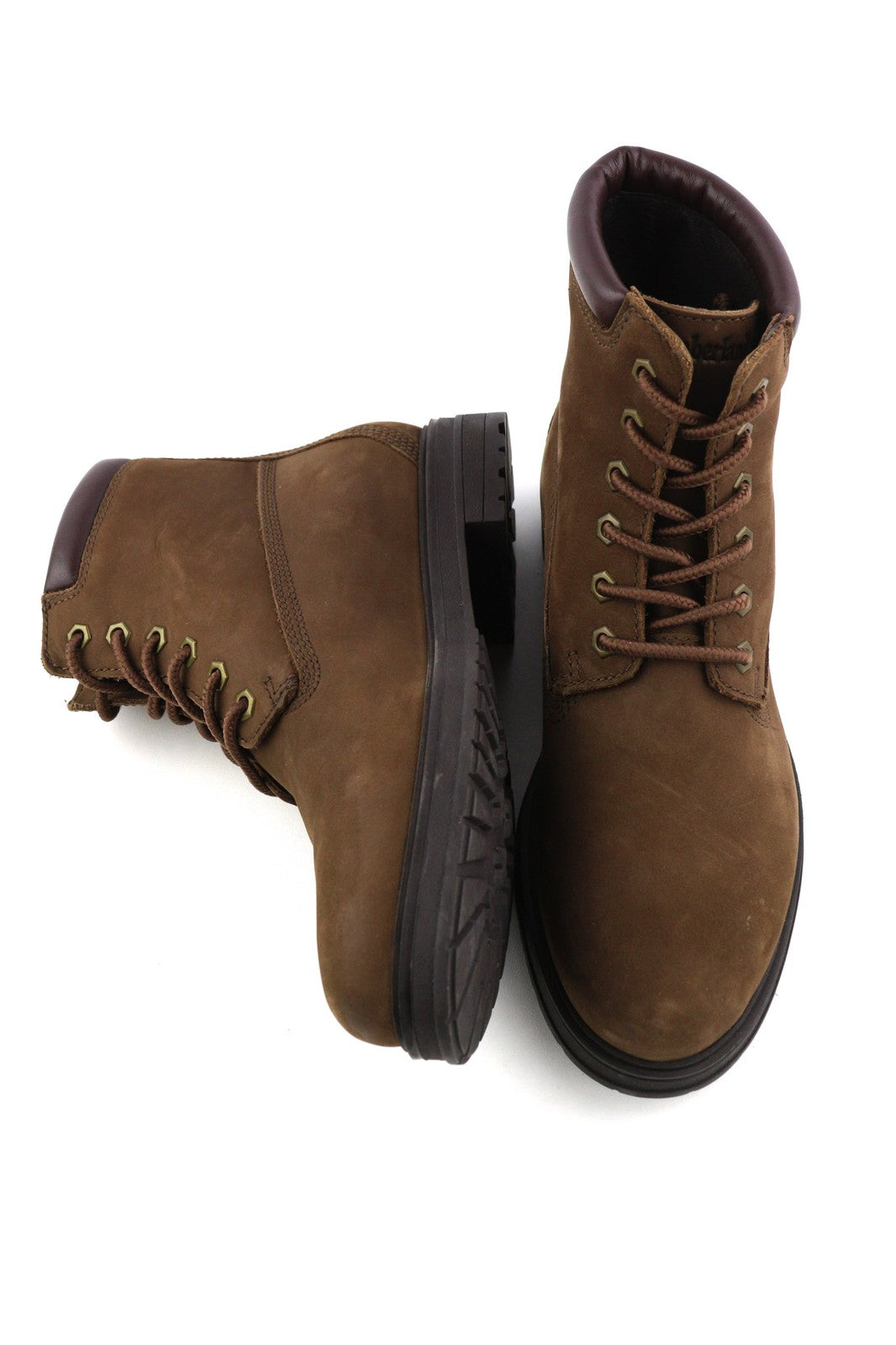 TIMBERLAND Women's EU41/41.5 Brown Leather Ankle Lace Up Waterproof Boots