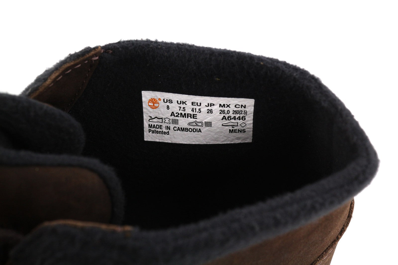 TIMBERLAND A2MRE Men's EU41.5/42 Brown Leather Ankle Ortholite ReBOTL Boots