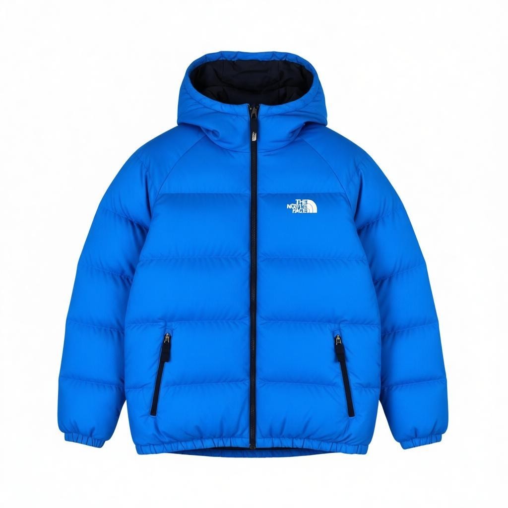 THE NORTH FACE Hyalite Reversible Boy's XL 550 Down Puffer Hooded Jacket