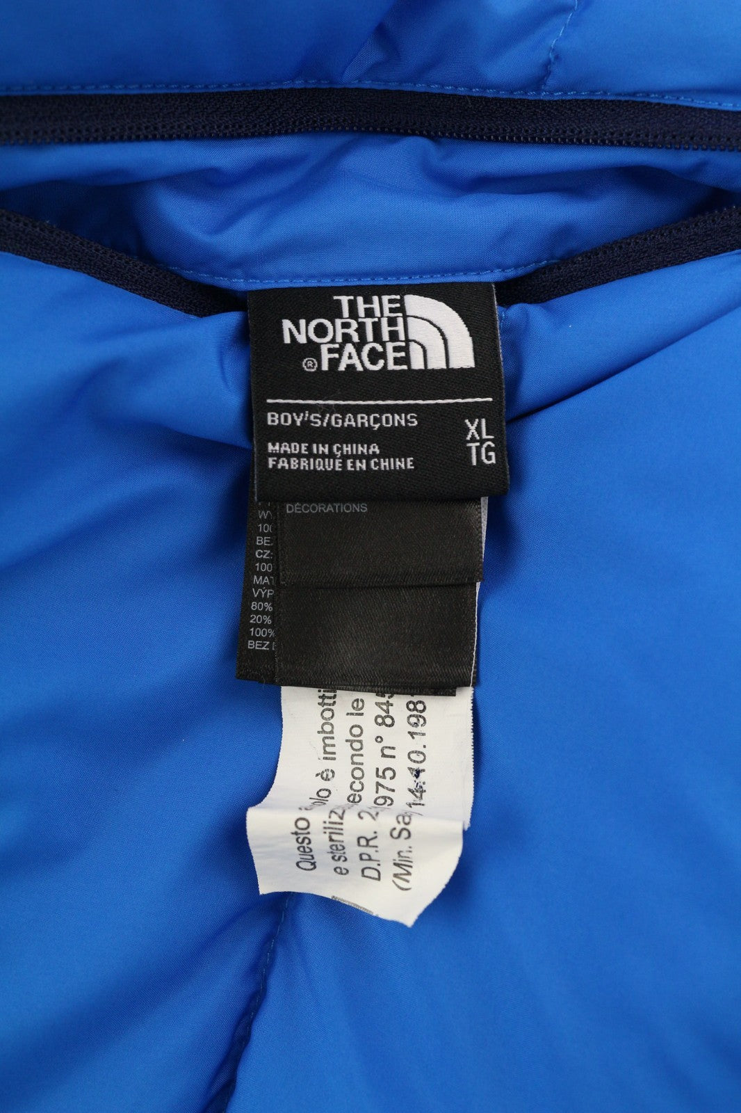 THE NORTH FACE Hyalite Reversible Boy's XL 550 Down Puffer Hooded Jacket