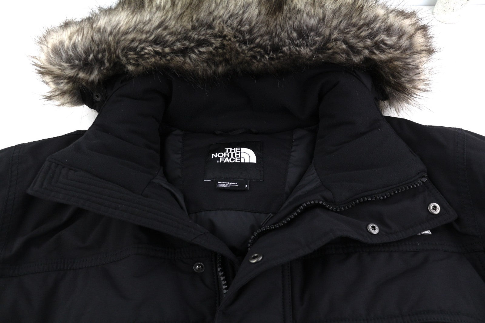 THE NORTH FACE McMurdo 2 Parka Men's S Black Down Hooded DryVent