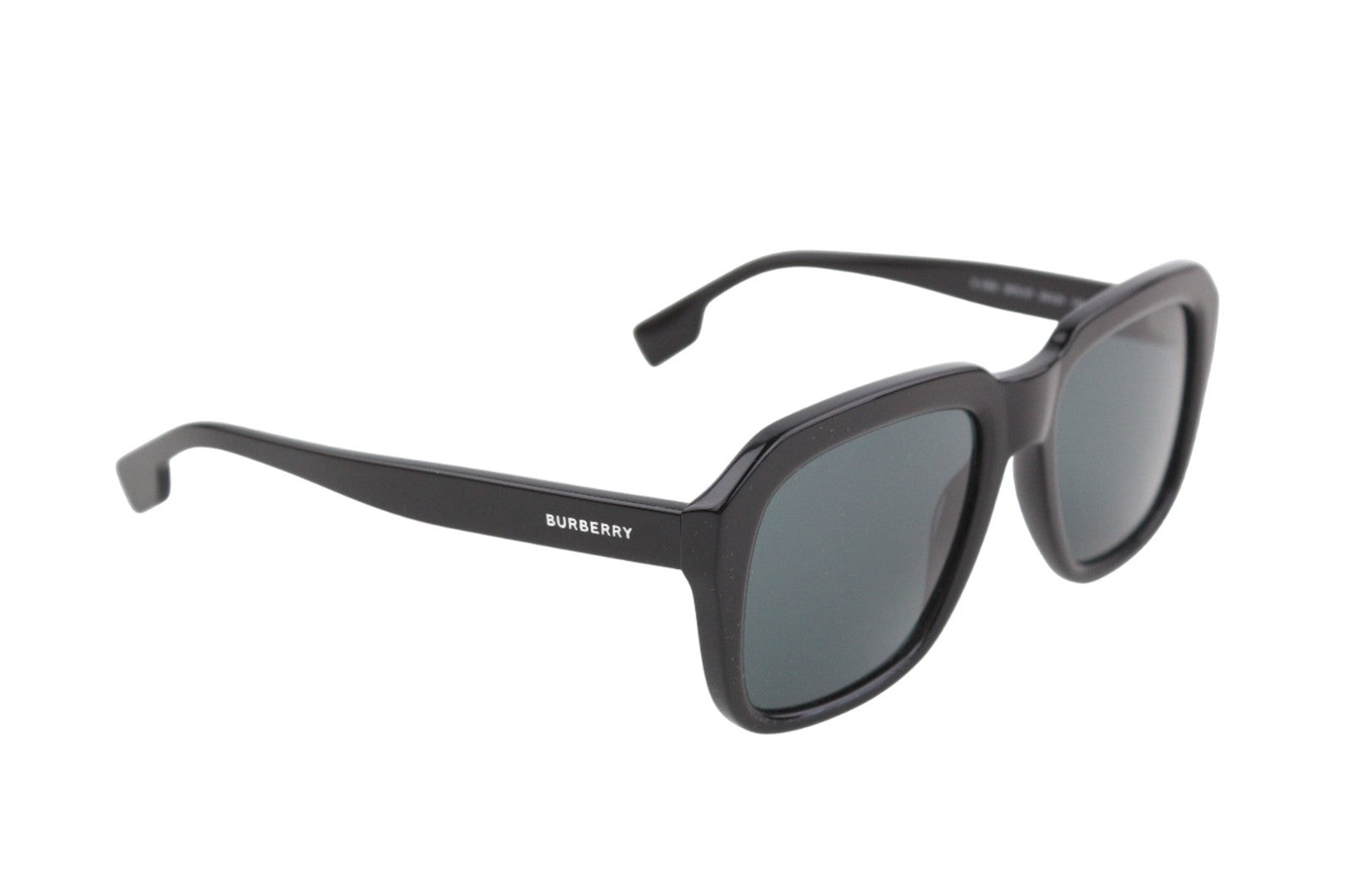 BURBERRY Astley Men's Sunglasses One Size Dark Square Frame Case and Box