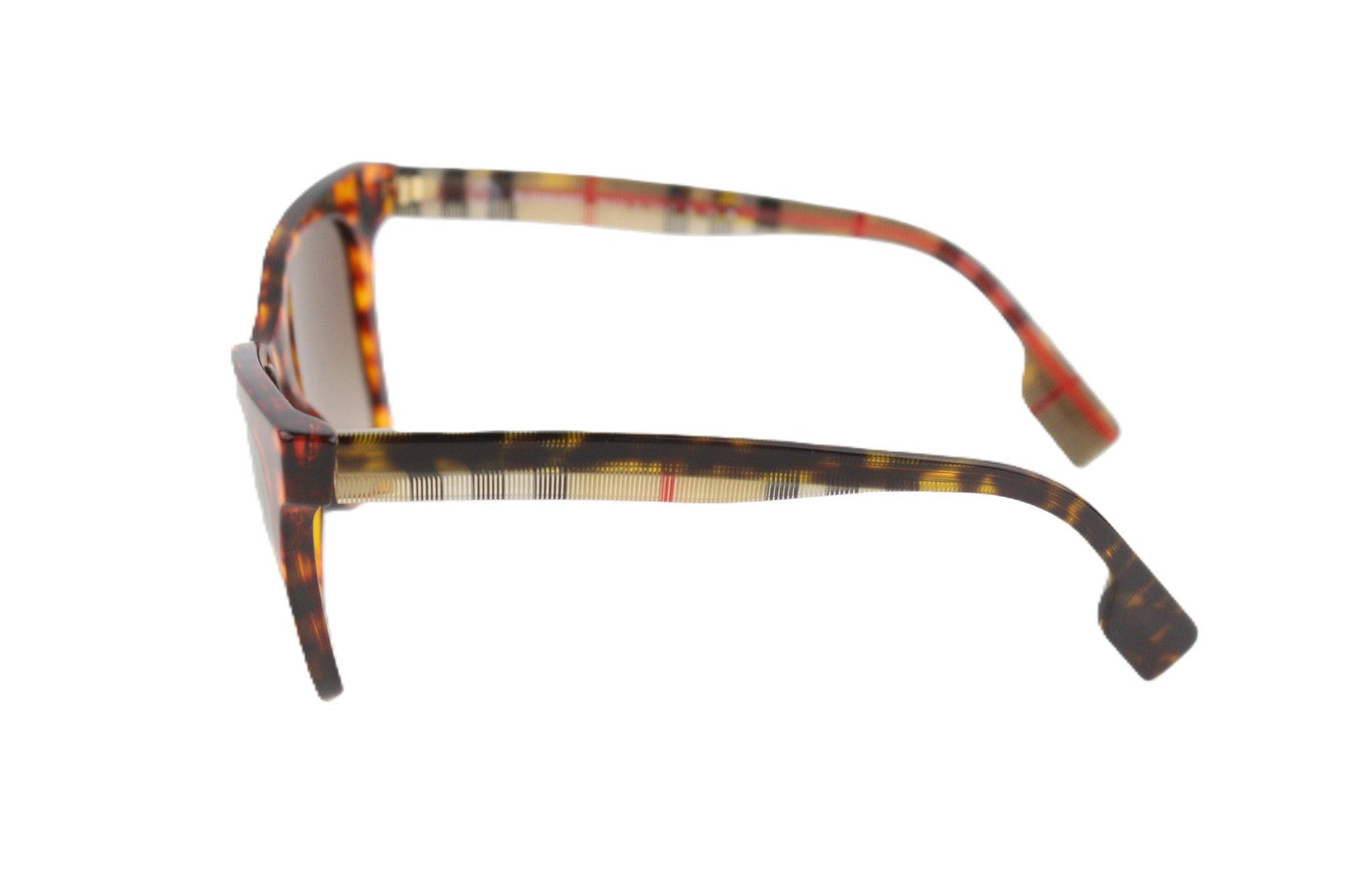 BURBERRY Elsa Women's Sunglasses One Size Brown Animal Print Case and Box