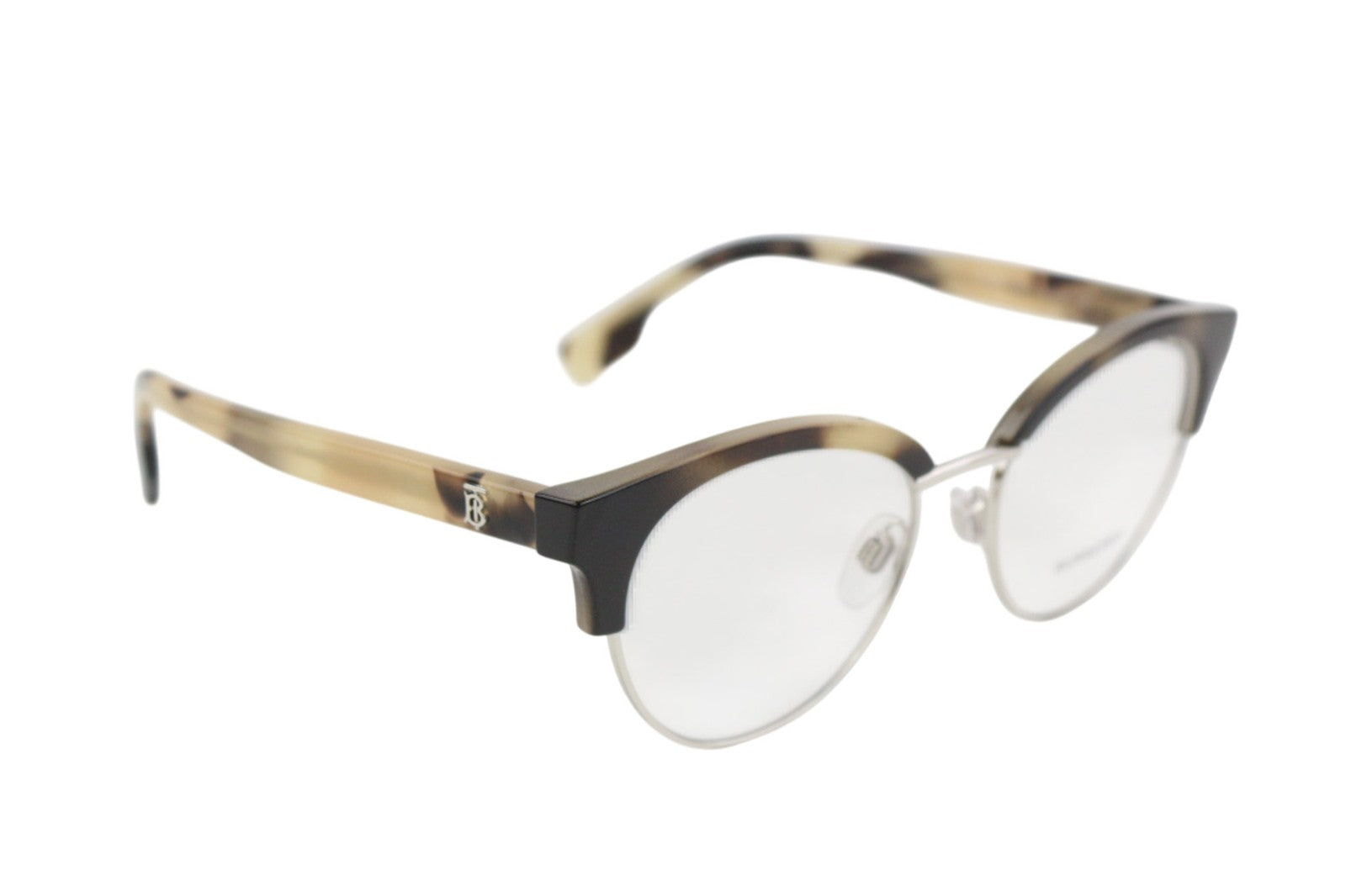 BURBERRY Birch Women's Eyeglasses One Size Animal Print Frame Demo Lens Case