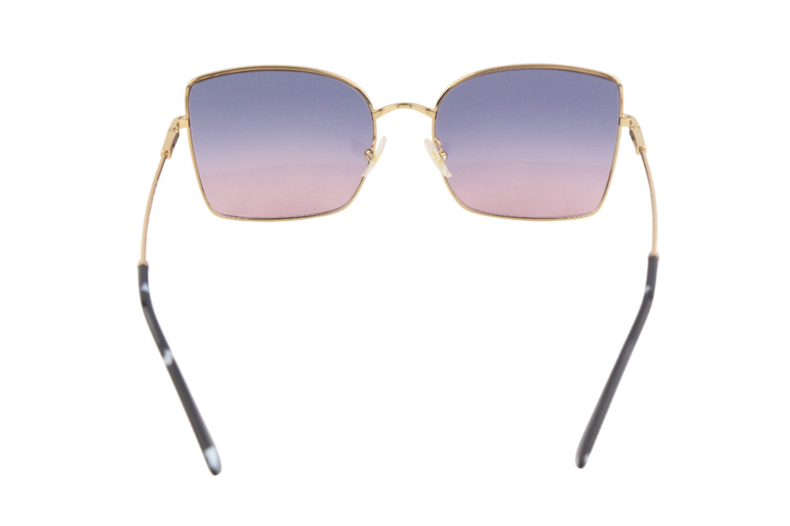 MIU MIU 51WS Women's Sunglasses One Size Butterfly Gold Tone Case and Box