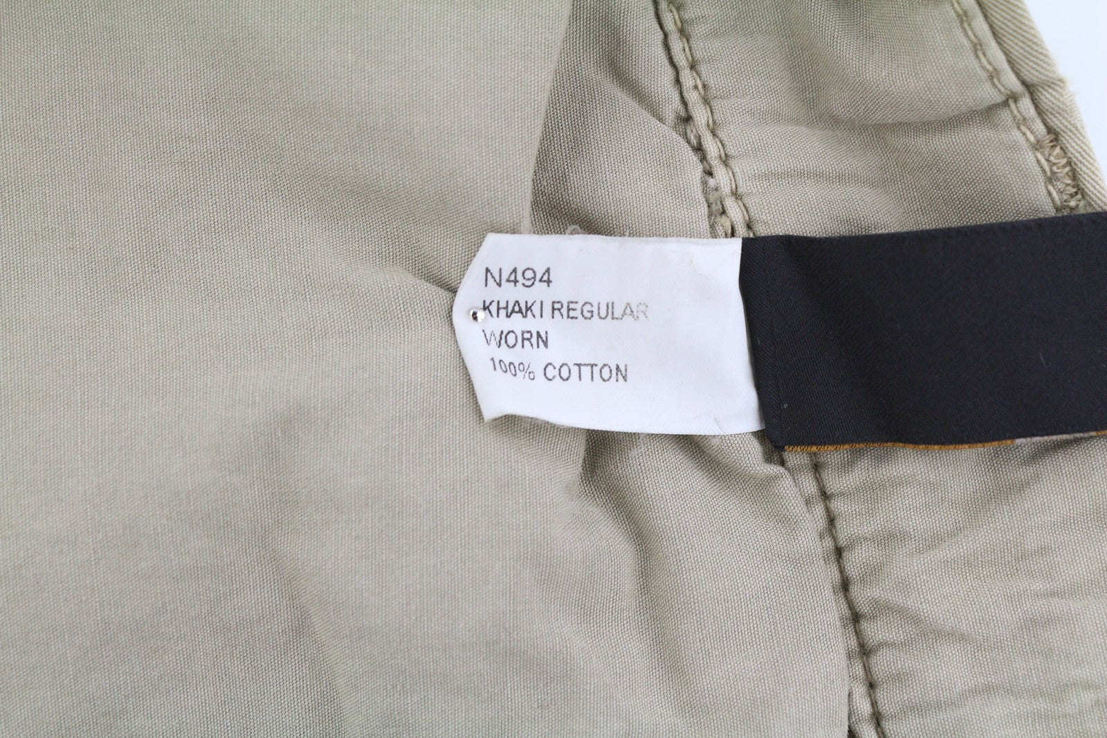 NUDIE JEANS Khaki Regular Men's W29/L32 Beige Chino Button Fly Pocket Pants