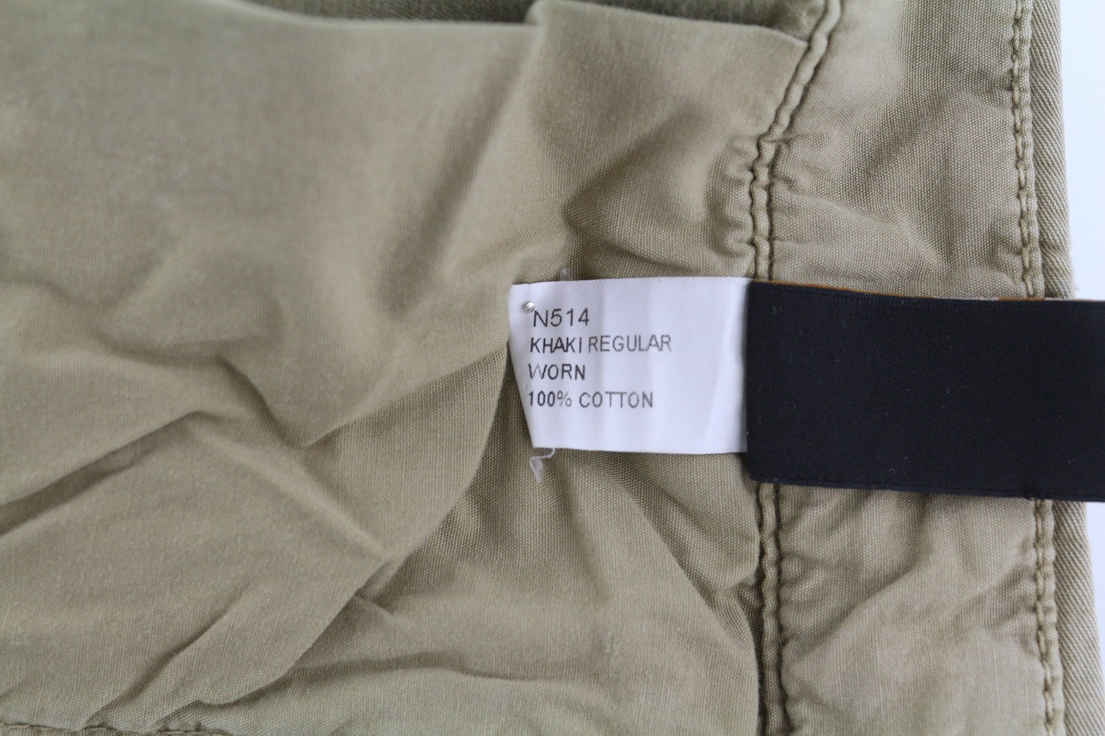 NUDIE JEANS Beige Khaki Men's Trousers W30/L32 Chino Style Button Fly Pockets