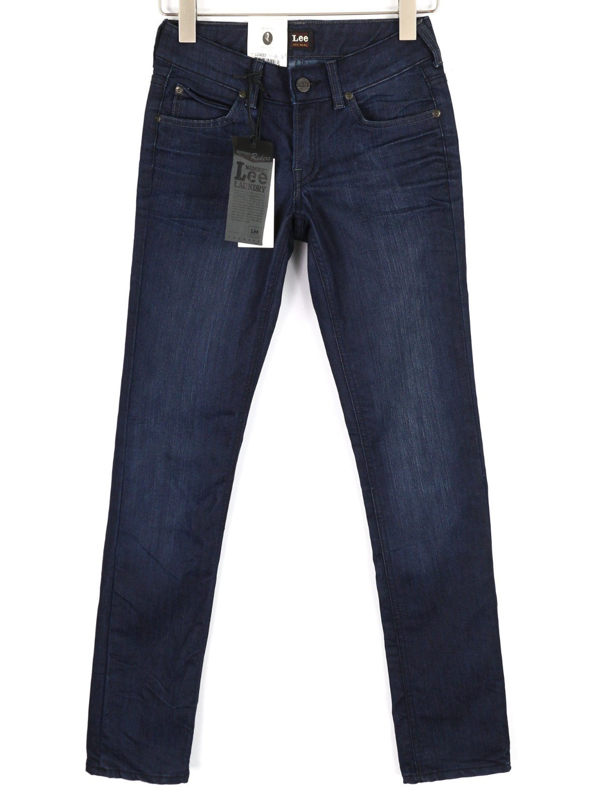 LEE Amy Women's Jeans W26/L33 Washed Blue Slim Fit Denim Zip Fly Pocketed