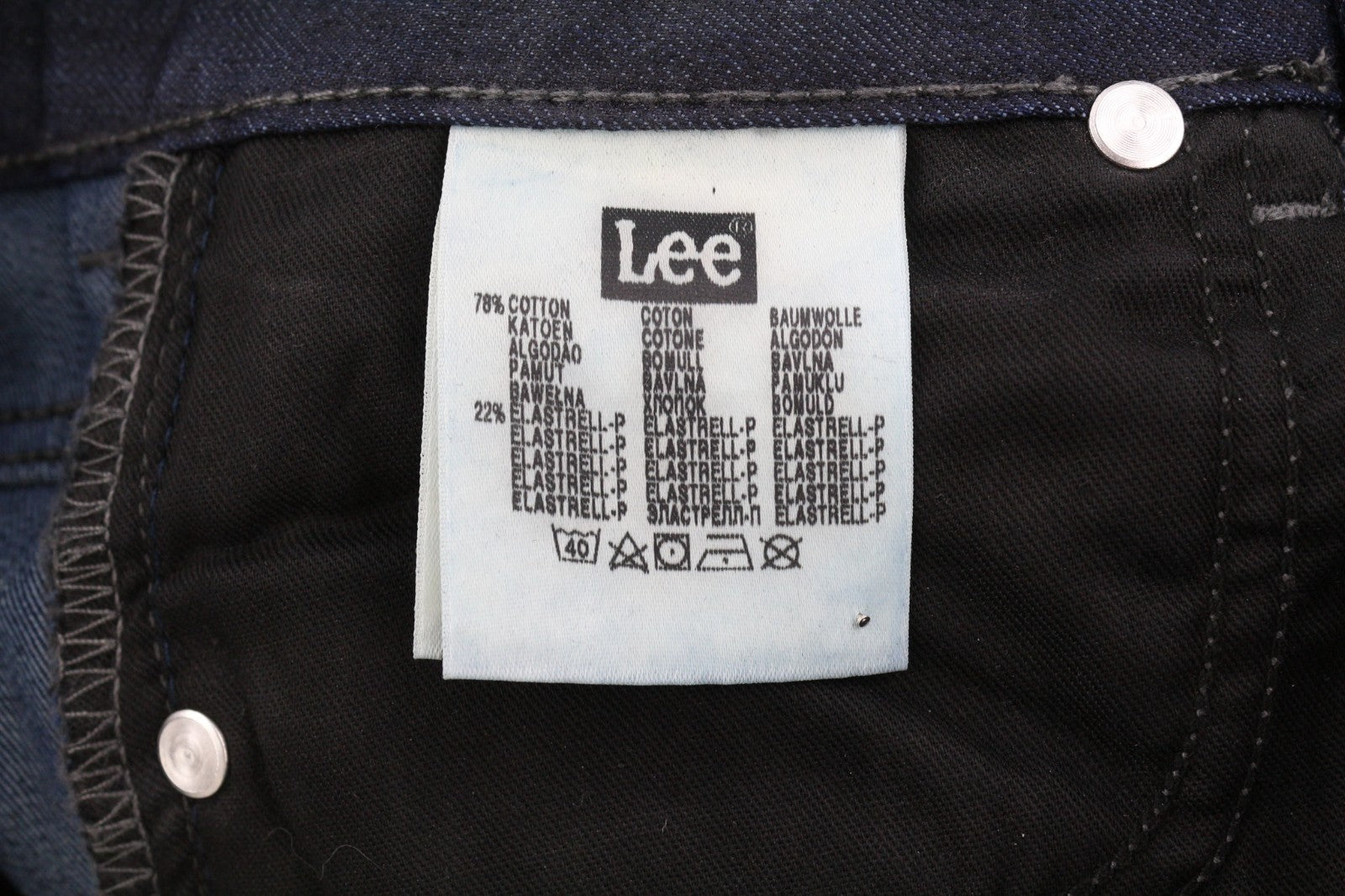LEE Amy Women's Jeans W26/L33 Washed Blue Slim Fit Denim Zip Fly Pocketed