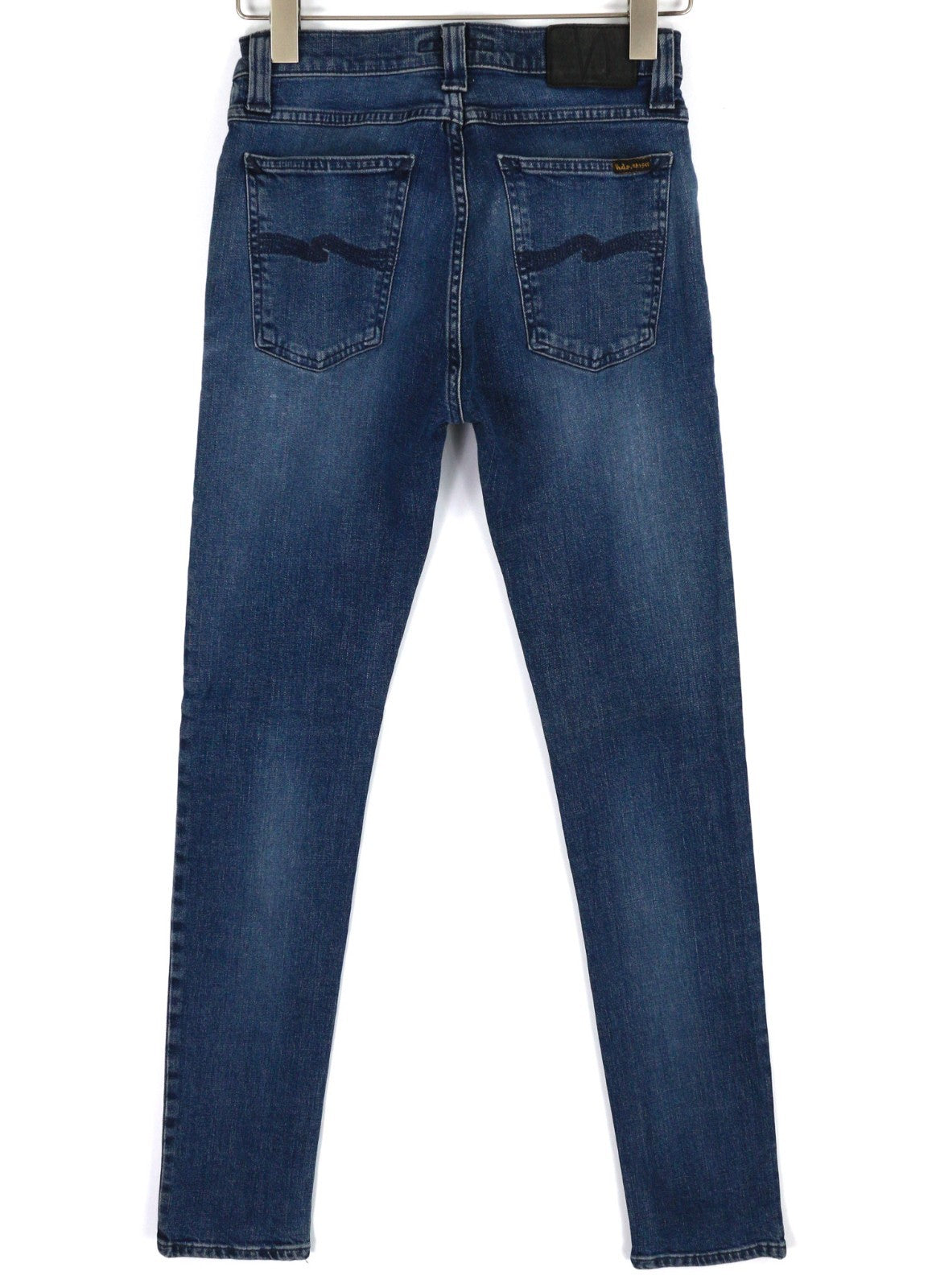 NUDIE JEANS High Kai Men's Jeans W28/L32 Navy Falls Organic Washed Blue Denim