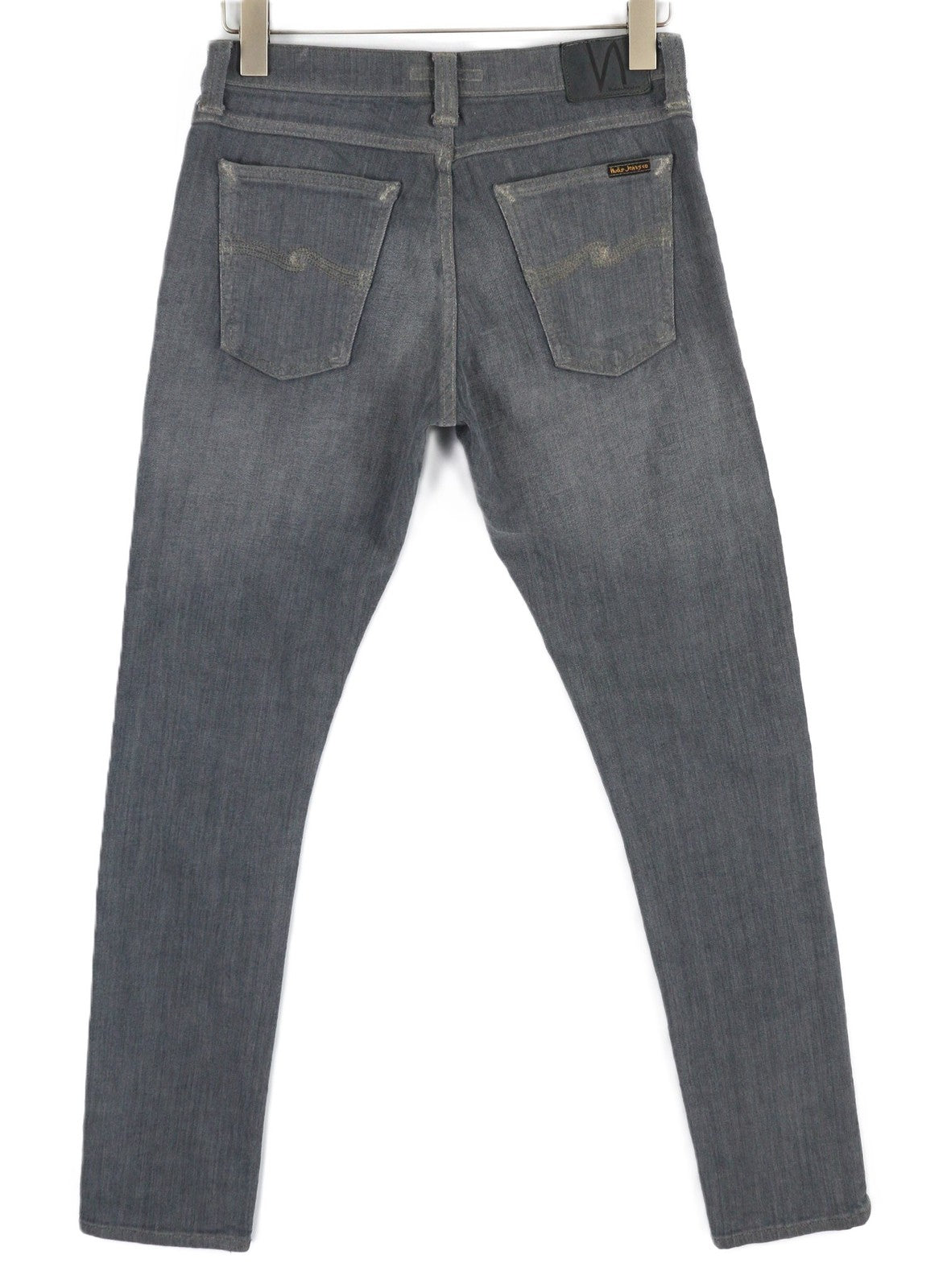 NUDIE JEANS Tight Long John Men's Jeans W29/L32 Charcoal Organic Slim Washed