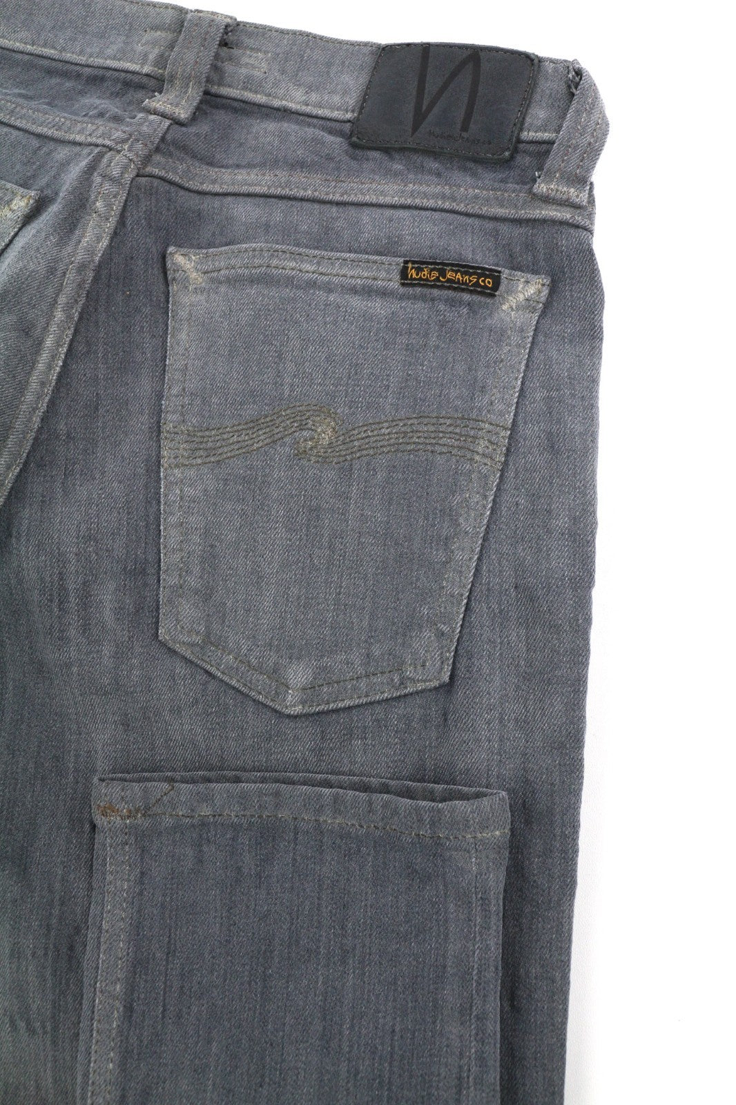 NUDIE JEANS Tight Long John Women's Jeans W27/L32 Charcoal Organic Slim Leg