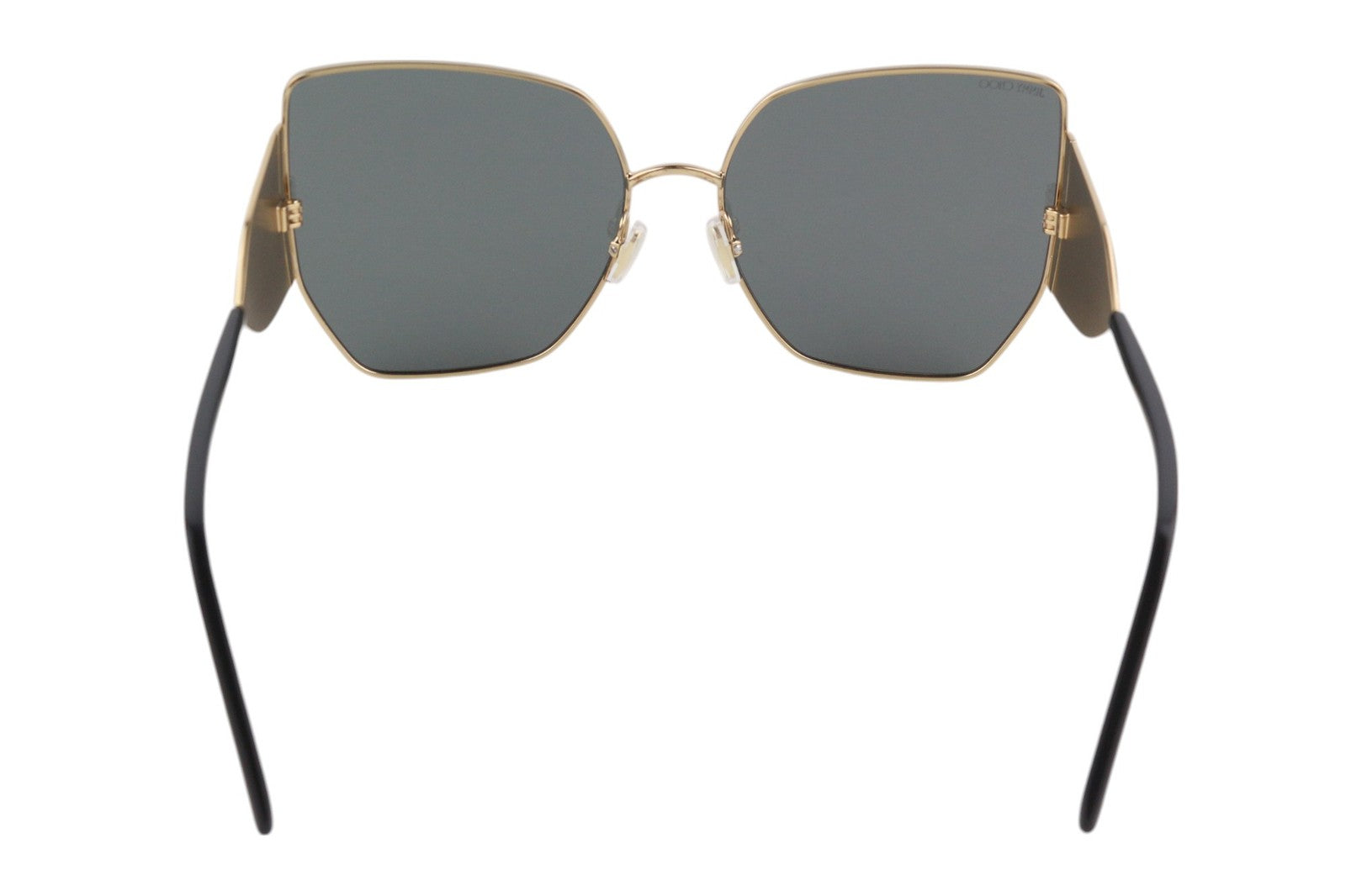 JIMMY CHOO River/S Rhlir Women's Sunglasses Gold Butterfly Tinted Case RRP399