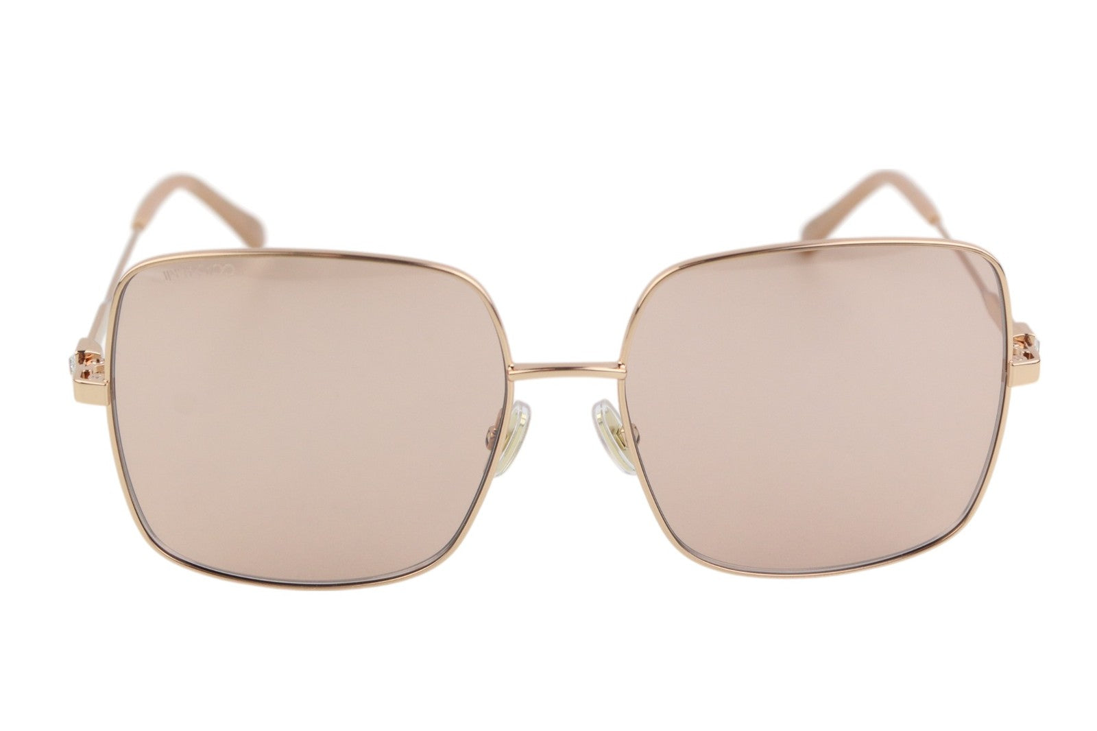 JIMMY CHOO Lili/S Women's Sunglasses OS Rose Gold Square Tinted Case Box RRP299