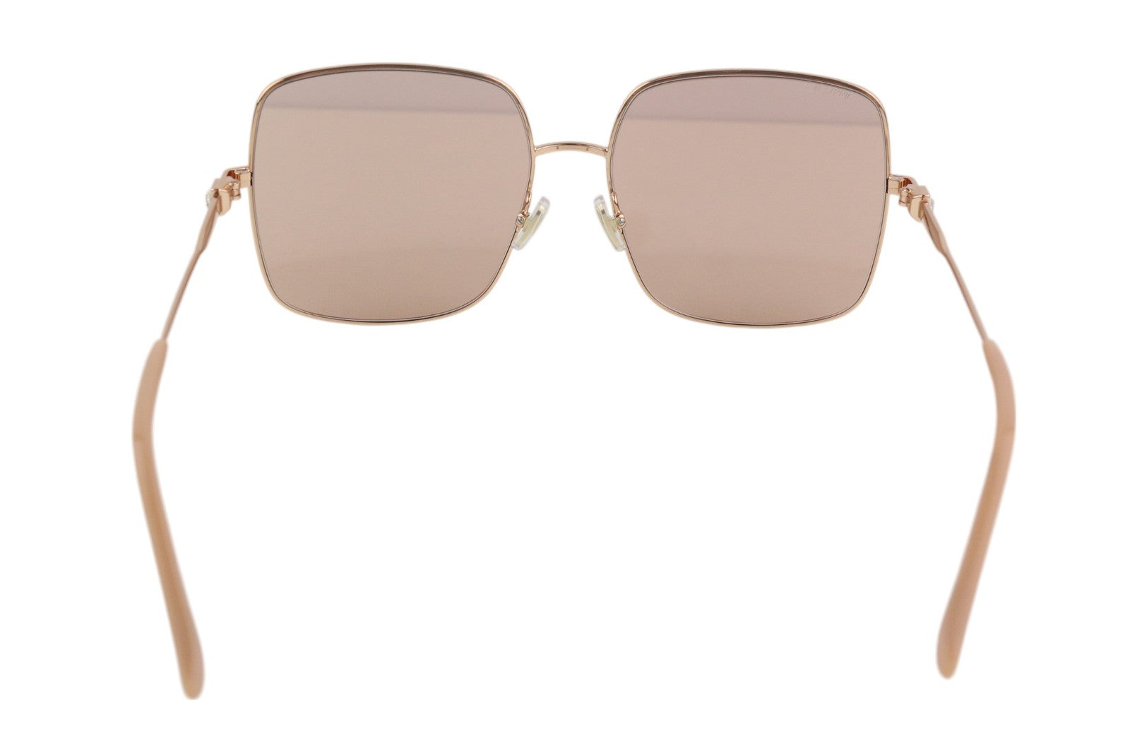 JIMMY CHOO Lili/S Women's Sunglasses OS Rose Gold Square Tinted Case Box RRP299