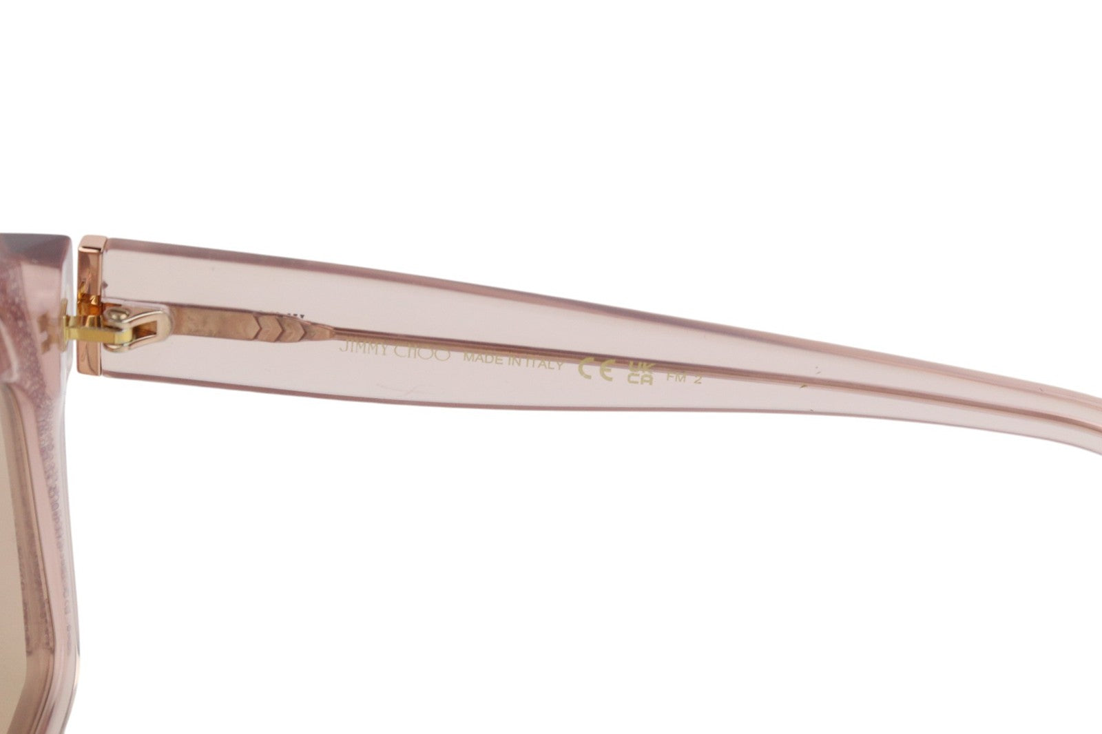 JIMMY CHOO Megs/S Women's Sunglasses Glitter Rectangle Tinted Case Box RRP349