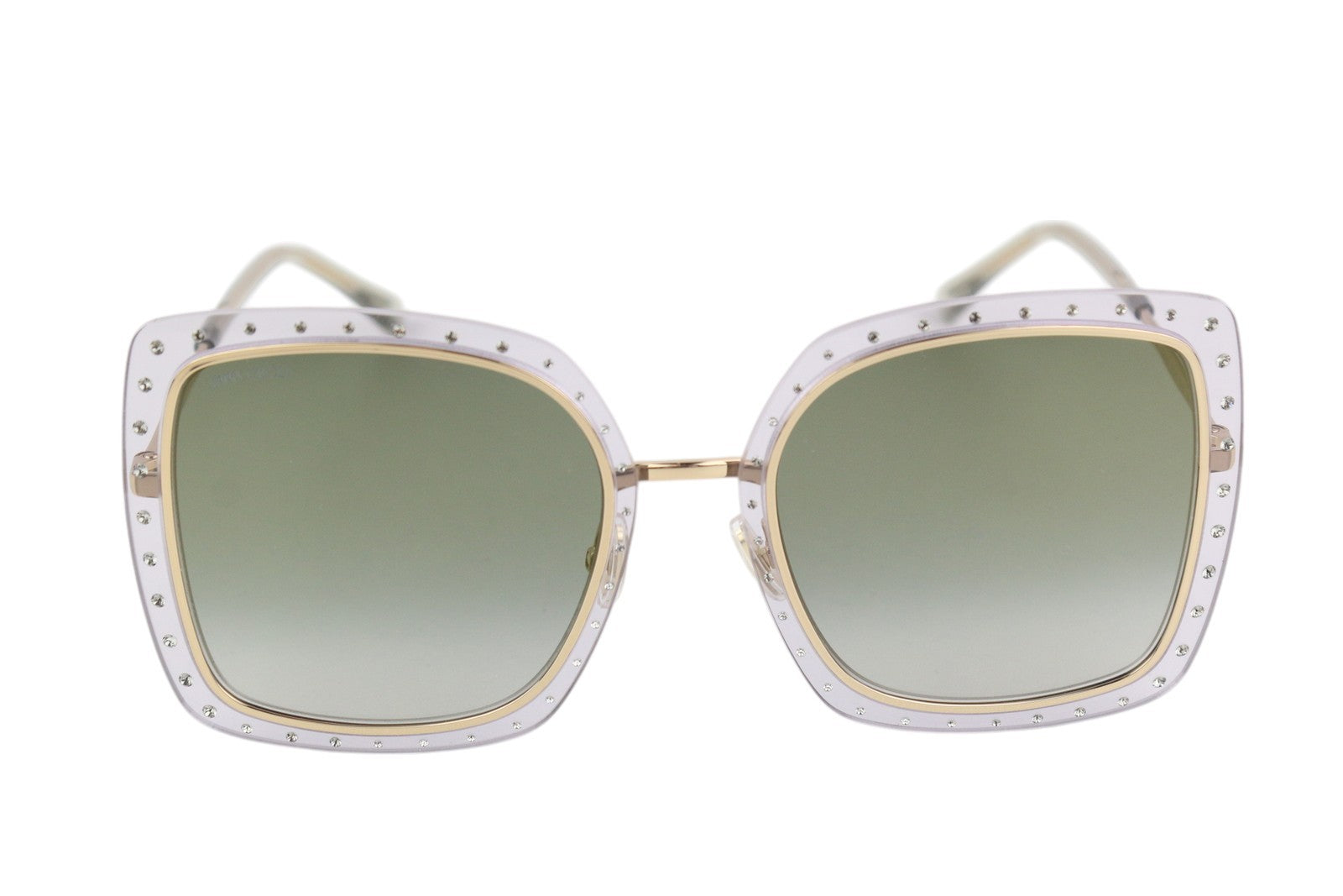 JIMMY CHOO Dany/S Women's Sunglasses OS Square Swarovski Crystal Tinted RRP399