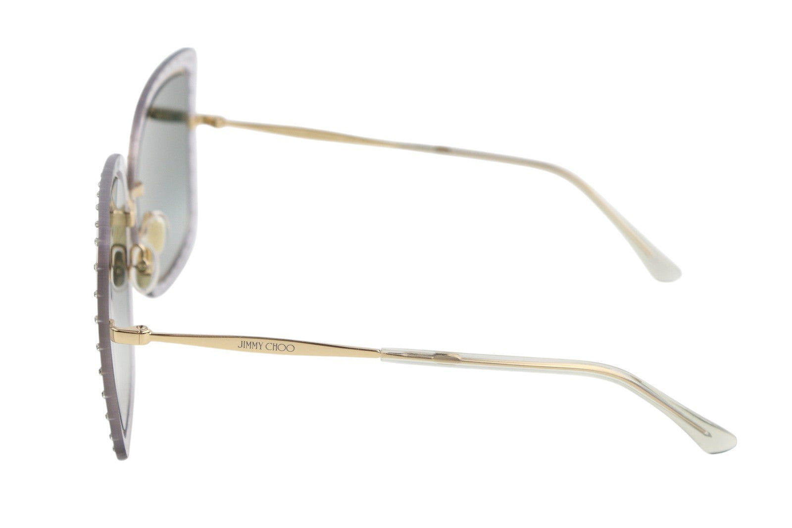 JIMMY CHOO Dany/S Women's Sunglasses OS Square Swarovski Crystal Tinted RRP399